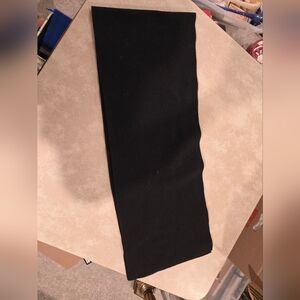 Black Scarf Gap Fleece 65" X 12"